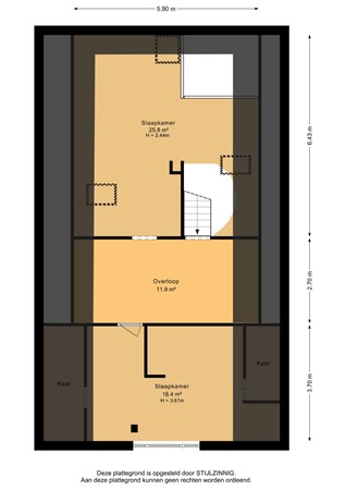 Polderweg 4, 9825 TC Lucaswolde - Eerste verdieping - 2D.jpg