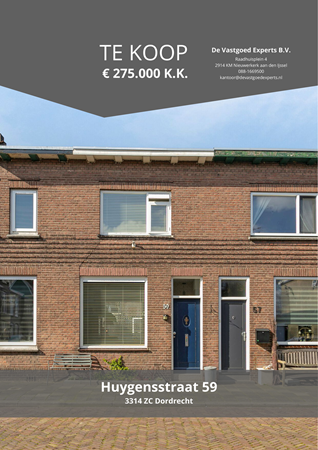 Brochure preview - Huygensstraat 59, 3314 ZC DORDRECHT (1)