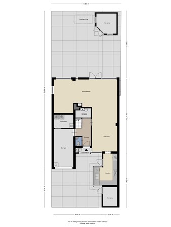 Jan Tooropstraat 17, 3262 TE Oud-Beijerland - 433275_2D_Begane_Grond_Tuin_Jan_Tooropstraat_17_OudBeijerland_05.jpg