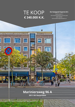 Brochure preview - Mariniersweg 96-A, 3011 NV ROTTERDAM (1)