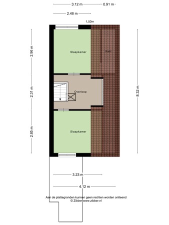 Floorplan - Kerkpad 21, 2461 TJ Ter Aar