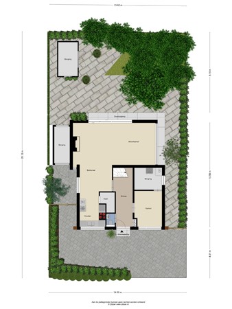 Floorplan - Brucknerstraat 10, 2901 GB Capelle aan den IJssel
