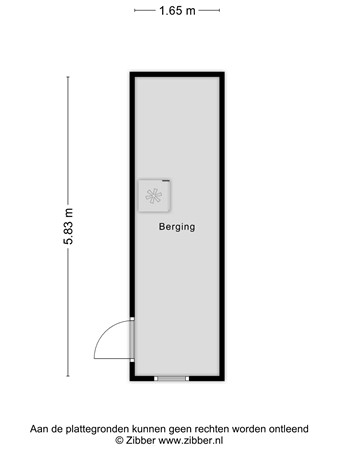 Floorplan - Dr. Zamenhofstraat 34C, 3061 SJ Rotterdam