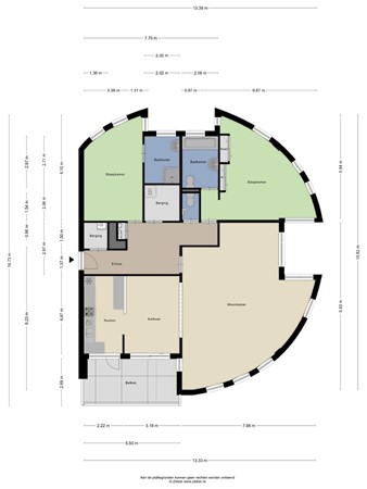 Floorplan - IJsselzoom 96, 2902 LB Capelle aan den IJssel