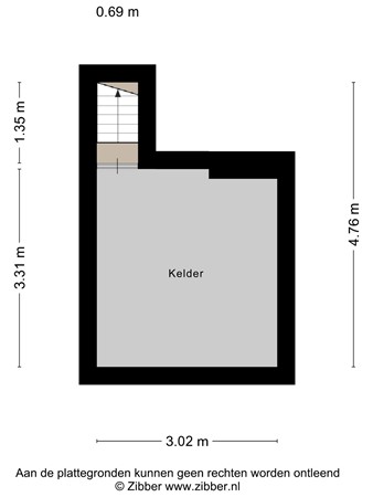 Floorplan - Broekweg 72, 2266 LJ Leidschendam