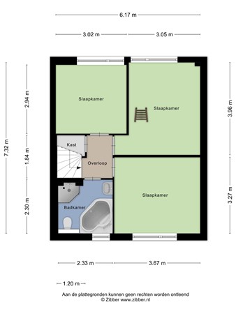 Floorplan - Waterklaver 21, 2804 PM Gouda