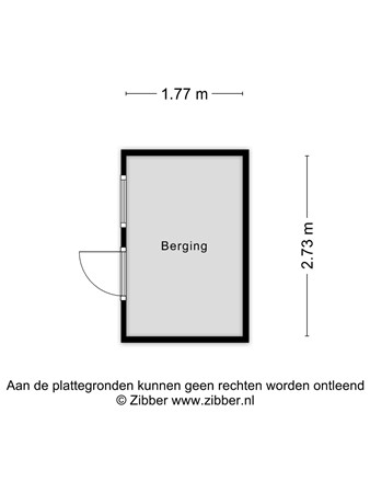 Floorplan - Red Debroystraat 32, 3069 ZJ Rotterdam
