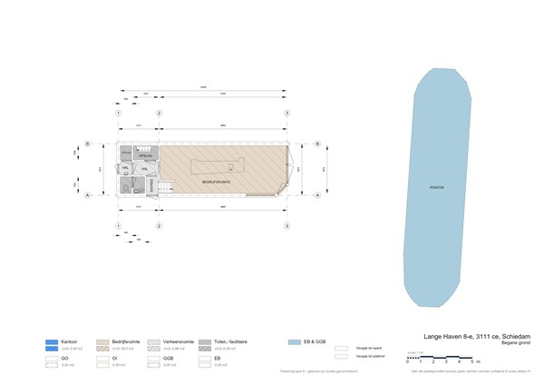 Floorplan - Lange Haven 8E, 3111 CE Schiedam