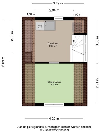 Floorplan - Baan 20A, 3111 LA Schiedam