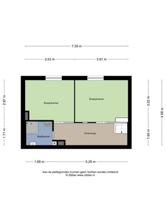 Floorplan - Elandstraat 4, 3064 AH Rotterdam
