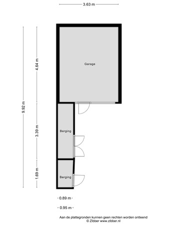 Floorplan - Elandstraat 4, 3064 AH Rotterdam