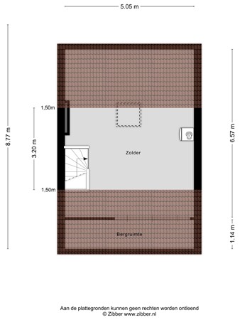 Floorplan - Zwaluwstraat 34, 3082 MP Rotterdam