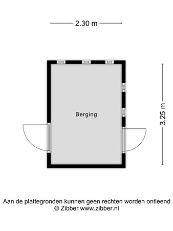 Floorplan - Zwaluwstraat 34, 3082 MP Rotterdam