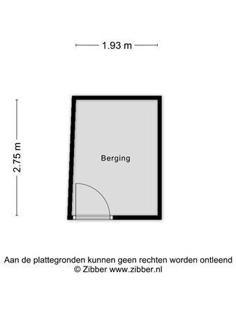 Floorplan - Walvisstraat 2D, 3111 BR Schiedam