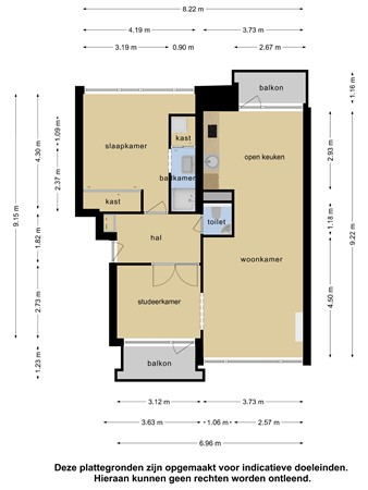 Floor plan - Marialaan 2B, 4834 VK Breda 