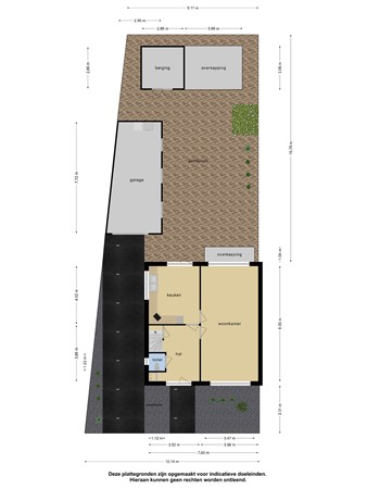 Floor plan - Ambachtenlaan 4, 4813 HB Breda 