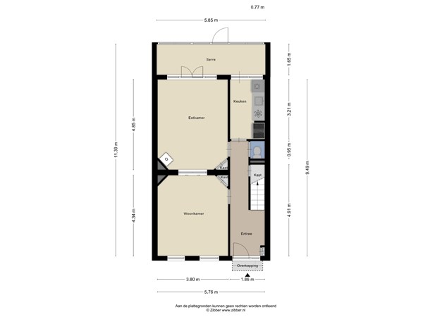 Floor plan - Weerijsstraat 14, 4811 RP Breda 