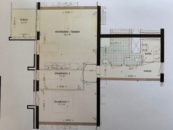 Floor plan - Dirk Hartogstraat 205, 4812 GE Breda 