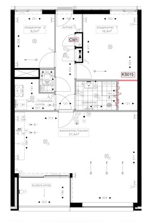 Plattegrond - Isabellastraat 53, 4811 JZ Breda - plattegrond.jpg