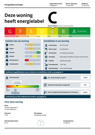 Brochure preview - Energielabel Tienwoningenweg 13 Apeldoorn.pdf