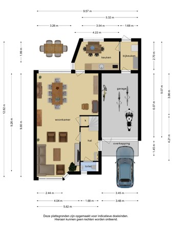 Floorplan - Hooghuis 35, 5731 MR Mierlo