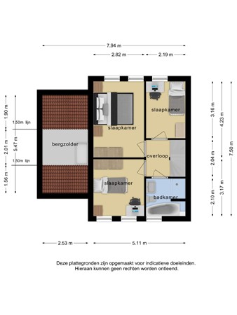 Floorplan - Boekweit 28, 5731 LB Mierlo