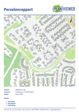 Floorplan - Cruijsberg 7, 5731 CW Mierlo