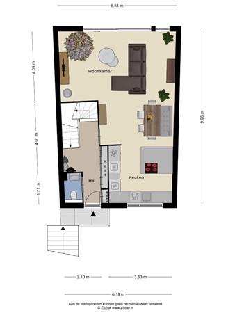 Floorplan - Neerakker 24, 5731 VH Mierlo