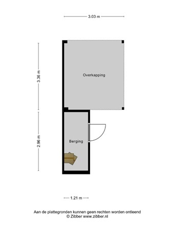 Floorplan - Vlinderlaan 90, 5731 ZK Mierlo
