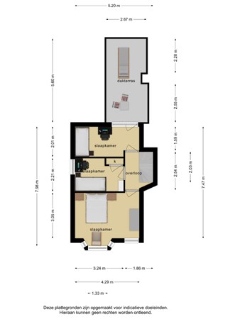 Floorplan - Houtse Parallelweg 93, 5706 AD Helmond