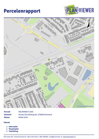 Floorplan - Houtse Parallelweg 93, 5706 AD Helmond