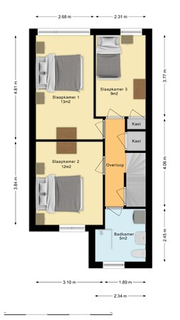 Floorplan - Hertshooi 16, 5731 TH Mierlo