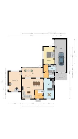 Floorplan - Eksterlaan 8, 5731 XV Mierlo