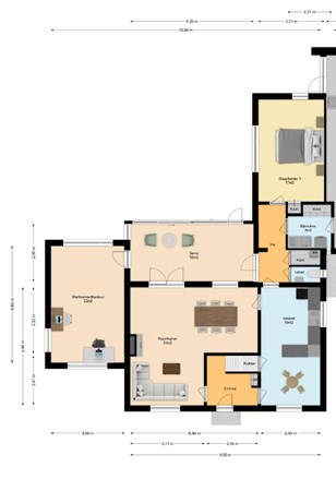 Floorplan - Eksterlaan 8, 5731 XV Mierlo