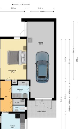 Floorplan - Eksterlaan 8, 5731 XV Mierlo