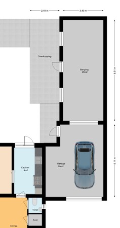 Floorplan - Dorenbos 14, 5731 EA Mierlo