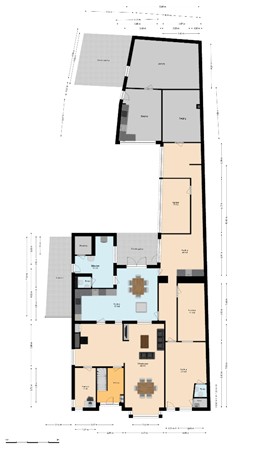 Floorplan - Brugstraat 14, 5731 HH Mierlo