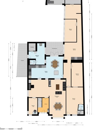 Floorplan - Brugstraat 14, 5731 HH Mierlo