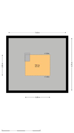 Floorplan - Brugstraat 14, 5731 HH Mierlo