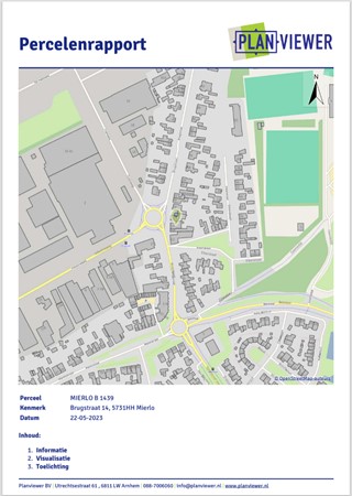 Floorplan - Brugstraat 14, 5731 HH Mierlo