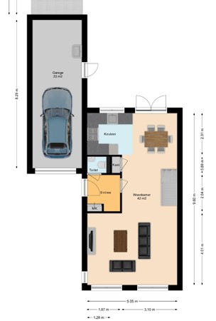 Floorplan - Lorreman 10, 5706 KP Helmond