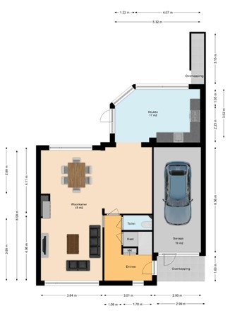 Floorplan - Torenakker 7, 5731 CC Mierlo