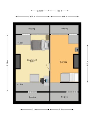 Floorplan - Torenakker 7, 5731 CC Mierlo