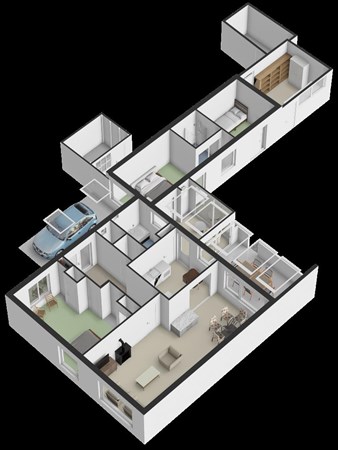 Floorplan - Heer van Rodestraat 94, 5731 VX Mierlo