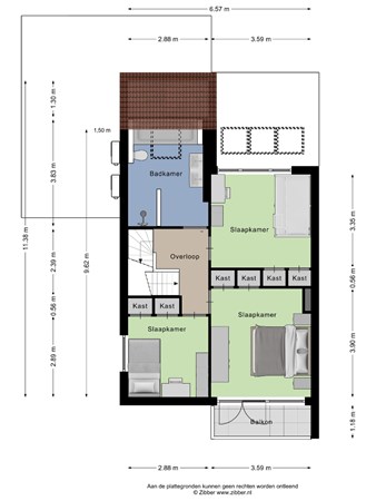 Floorplan - Heer Dickbierweg 24, 5731 CM Mierlo