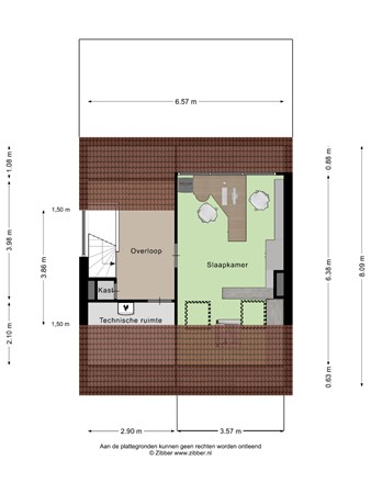 Floorplan - Heer Dickbierweg 24, 5731 CM Mierlo