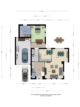 Floorplan - Koren 12, 5731 LC Mierlo