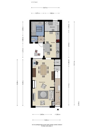 Floorplan - Marktstraat 85, 5731 HV Mierlo