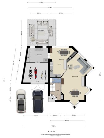 Floorplan - Constantijnstraat 11, 5731 EV Mierlo