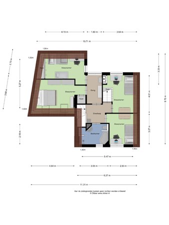 Floorplan - Constantijnstraat 11, 5731 EV Mierlo